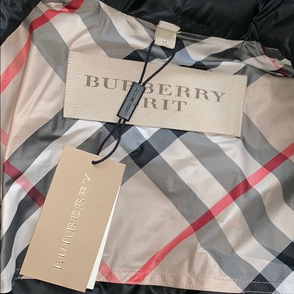 ❌SOLD❌Burberry Brit down black jacket M new - Picture 8 of 8